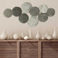 HomeRoots Metallic Plates Wall Centerpiece with Distressed Finish