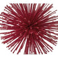 HomeRoots Mini Red Spiky Sphere Home Accent Filler