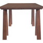 HomeRoots Minimalist Brown Wooden Dining Table