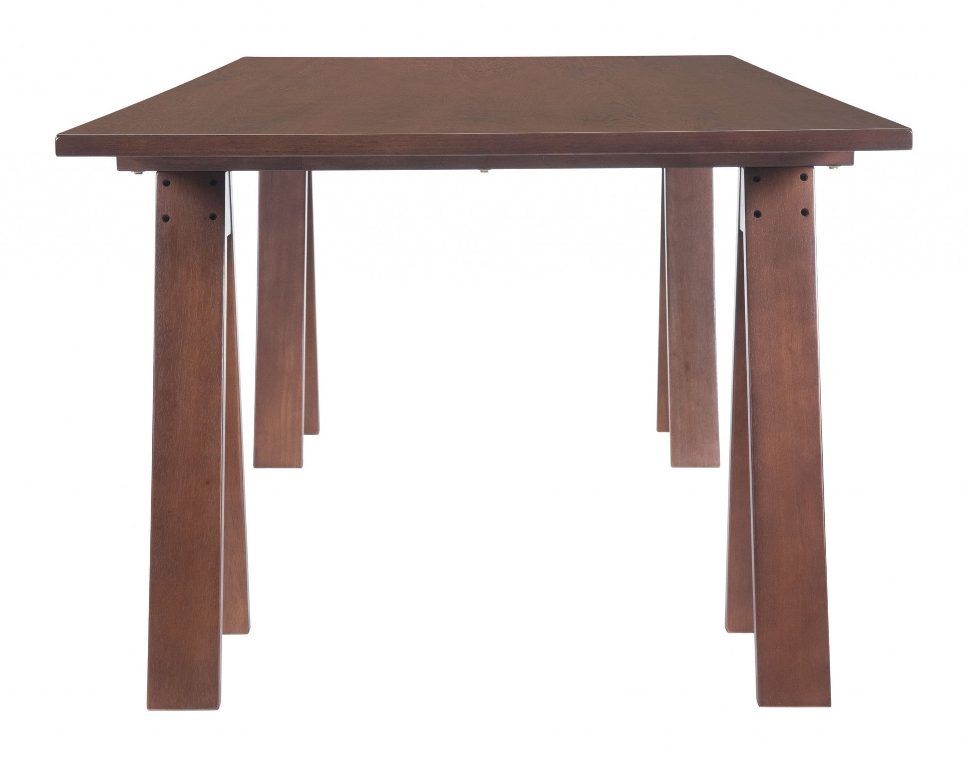 HomeRoots Minimalist Brown Wooden Dining Table
