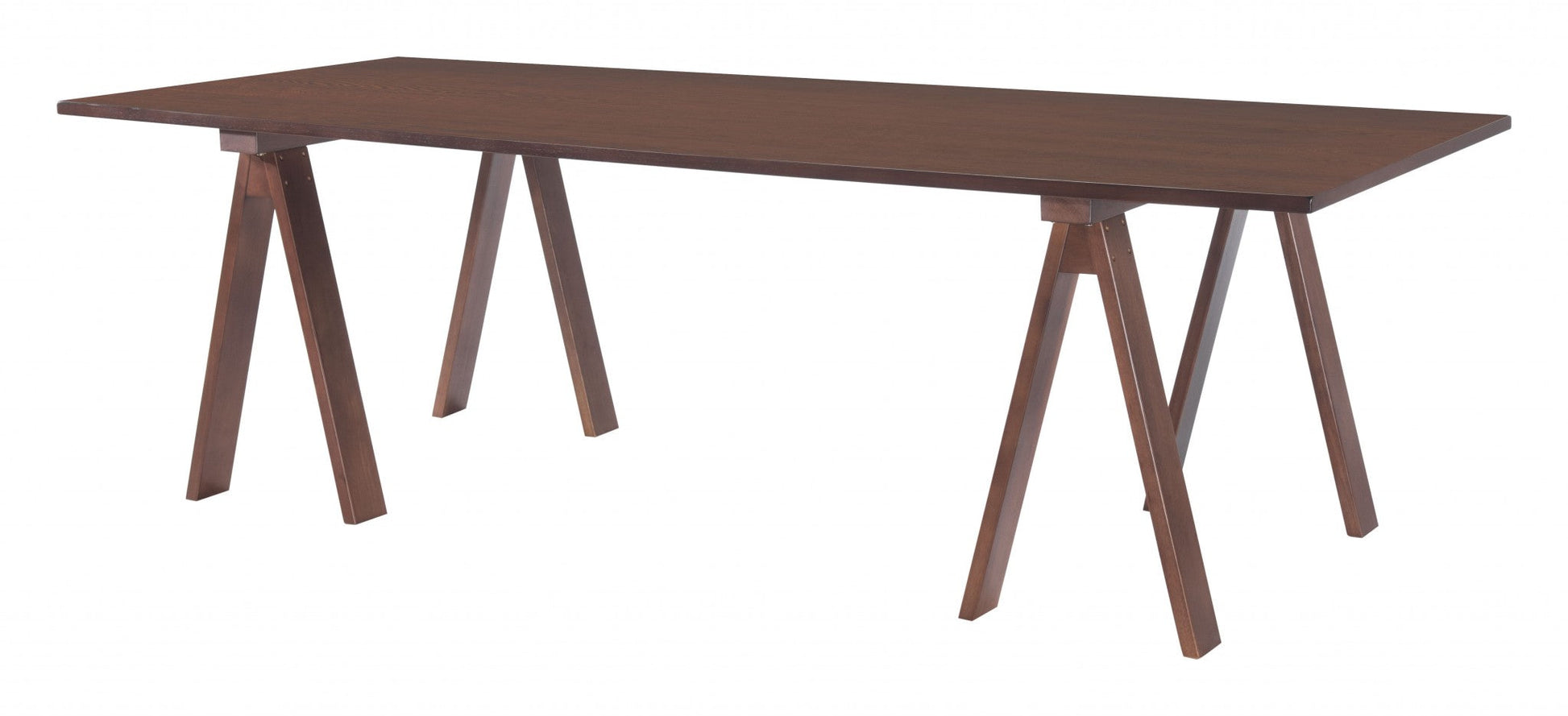 HomeRoots Minimalist Brown Wooden Dining Table