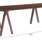 HomeRoots Minimalist Brown Wooden Dining Table