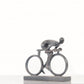 HomeRoots Minimalist Cyclist Cement Finish Statue