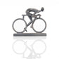 HomeRoots Minimalist Cyclist Cement Finish Statue