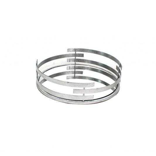 HomeRoots Minimalist Line Mirror Tray In Silver Finish