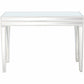 HomeRoots Mirror Console Table With Clear Glass Finish