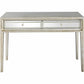 HomeRoots Mirror and Console Table in Antiqued Silver Finish