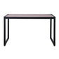 HomeRoots Mod Industrial Black and Walnut Finish Table Desk