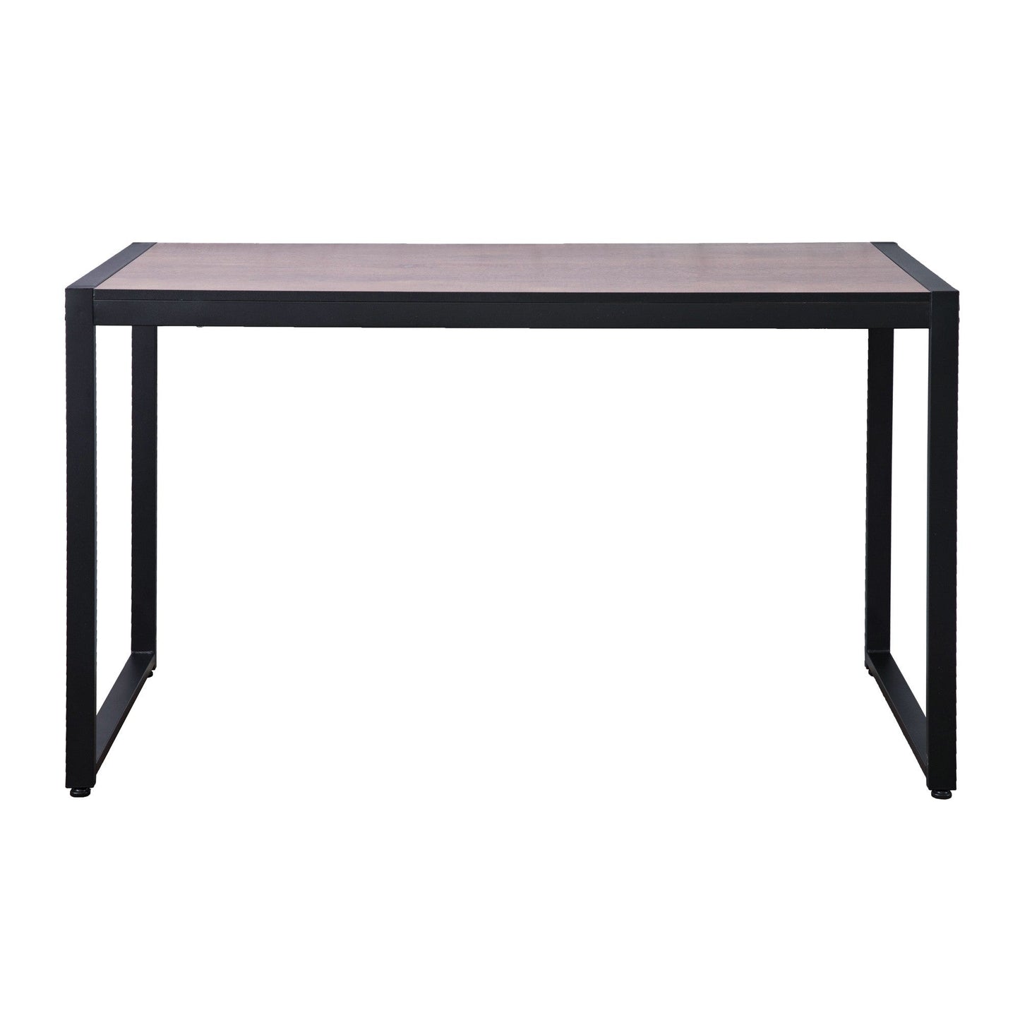 HomeRoots Mod Industrial Black and Walnut Finish Table Desk