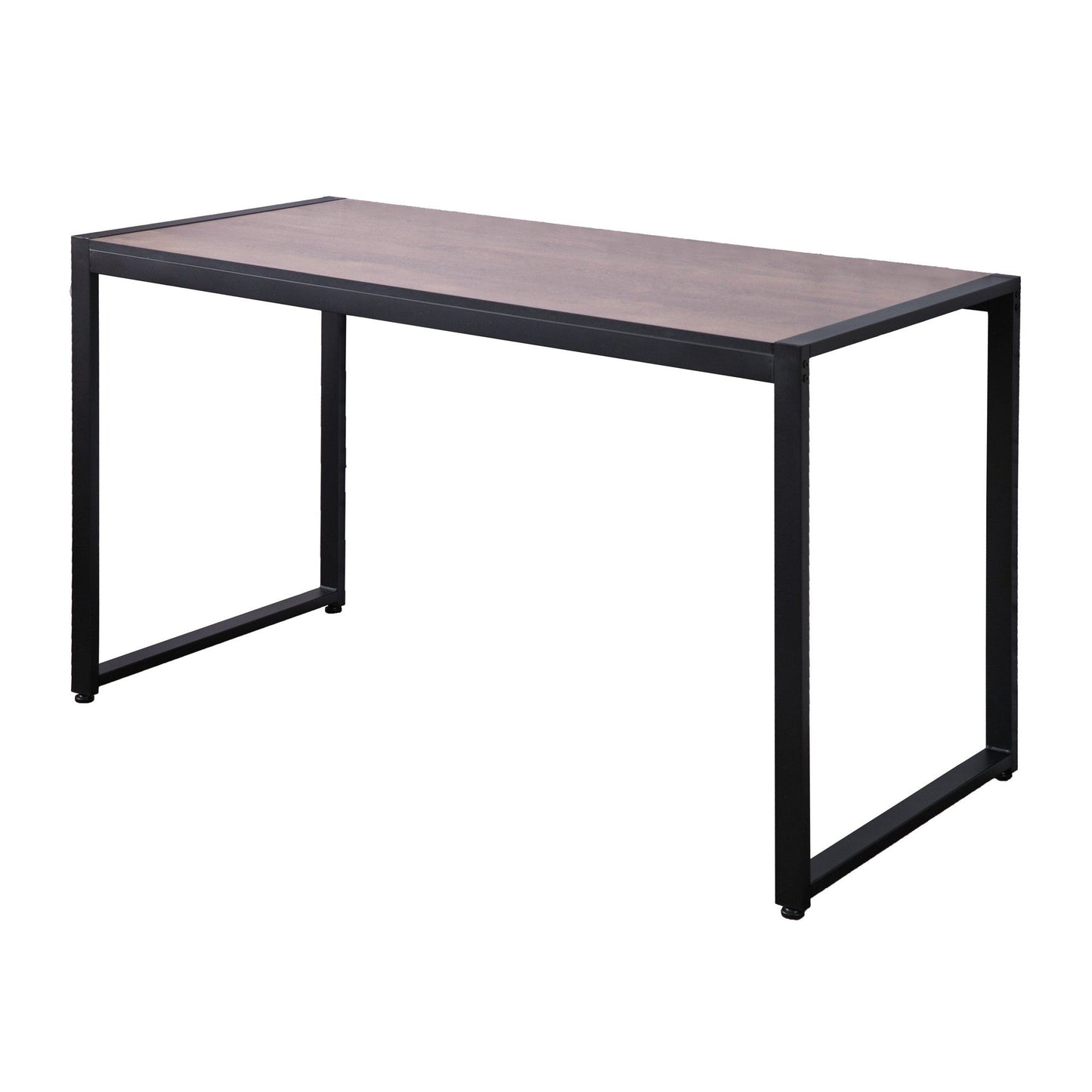 HomeRoots Mod Industrial Black and Walnut Finish Table Desk