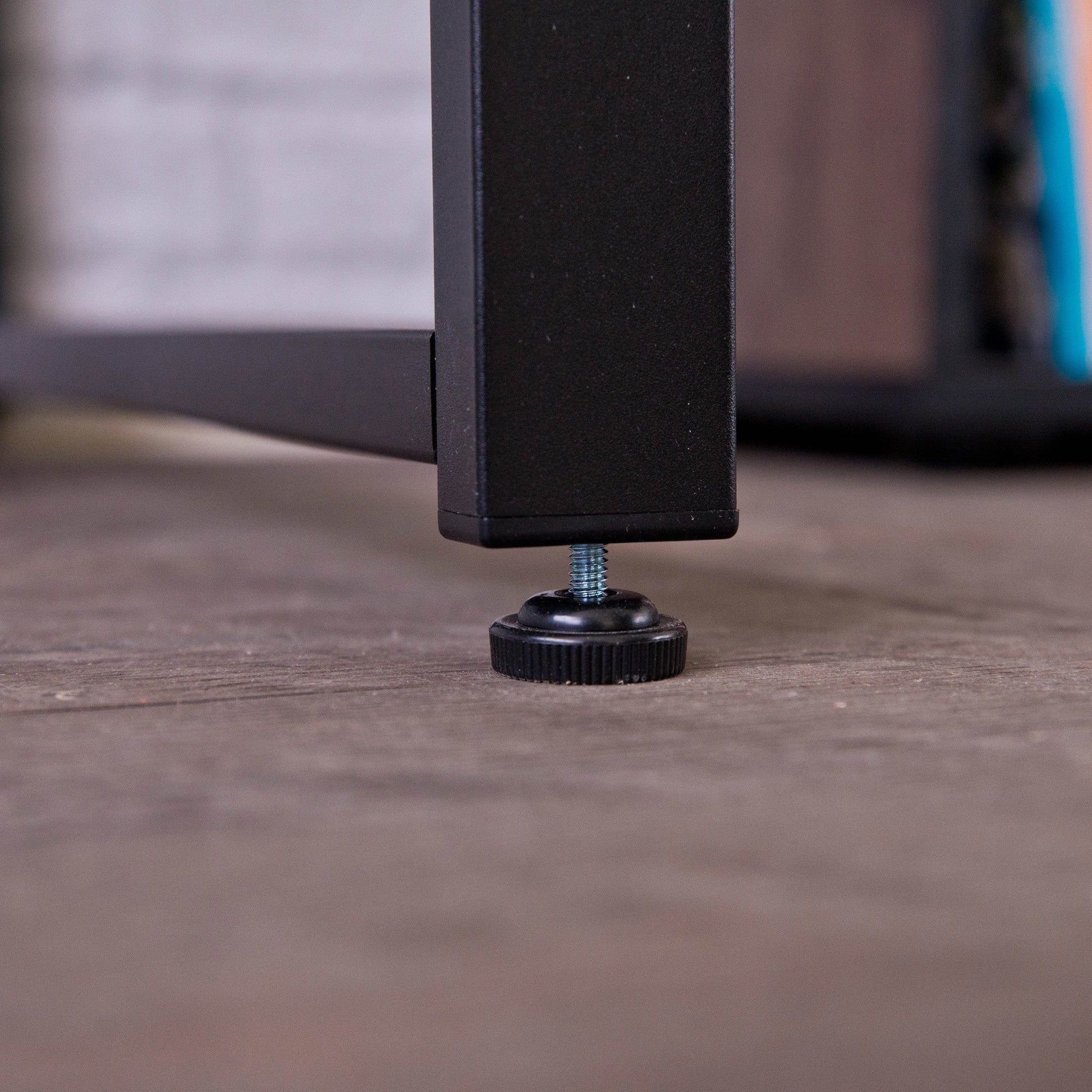 HomeRoots Mod Industrial Black and Walnut Finish Table Desk