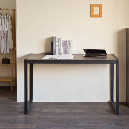 HomeRoots Mod Industrial Black and Walnut Finish Table Desk