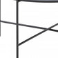 HomeRoots Modern Black Ceramic Round Coffee Table