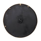 HomeRoots Modern Black Faux Marble and Gold Round Wall Clock