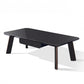 HomeRoots Modern Black and Rose Gold Coffee Table