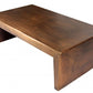 HomeRoots Modern Coffee Table With Copper Tone Finish