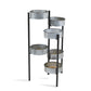 HomeRoots Modern Farmhouse 6 Tier Galvanized Metal Plant Stand