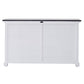 HomeRoots Modern Farmhouse Black And White Buffet Server
