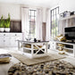 HomeRoots Modern Farmhouse Black And White Buffet Server