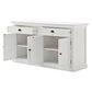 HomeRoots Modern Farmhouse Buffet Server in White Finish