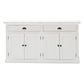 HomeRoots Modern Farmhouse Buffet Server in White Finish