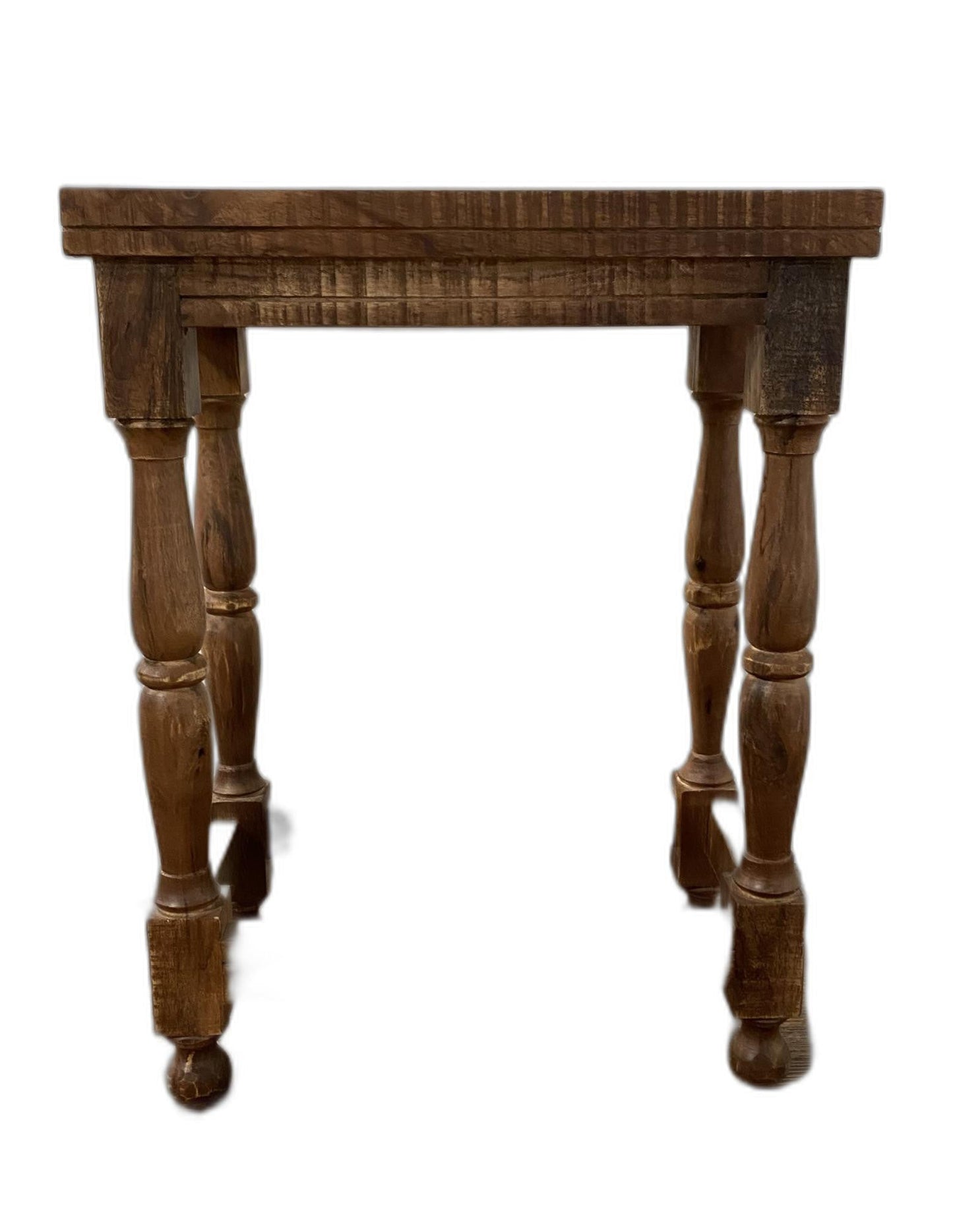 HomeRoots Modern Farmhouse Narrow Solid Wood End Table