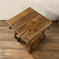 HomeRoots Modern Farmhouse Solid Wood Scroll End Table