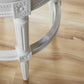 HomeRoots Modern Farmhouse White Swivel Bar Stool