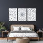 HomeRoots Modern Gray Chinoiserie Wood Plank Wall Art