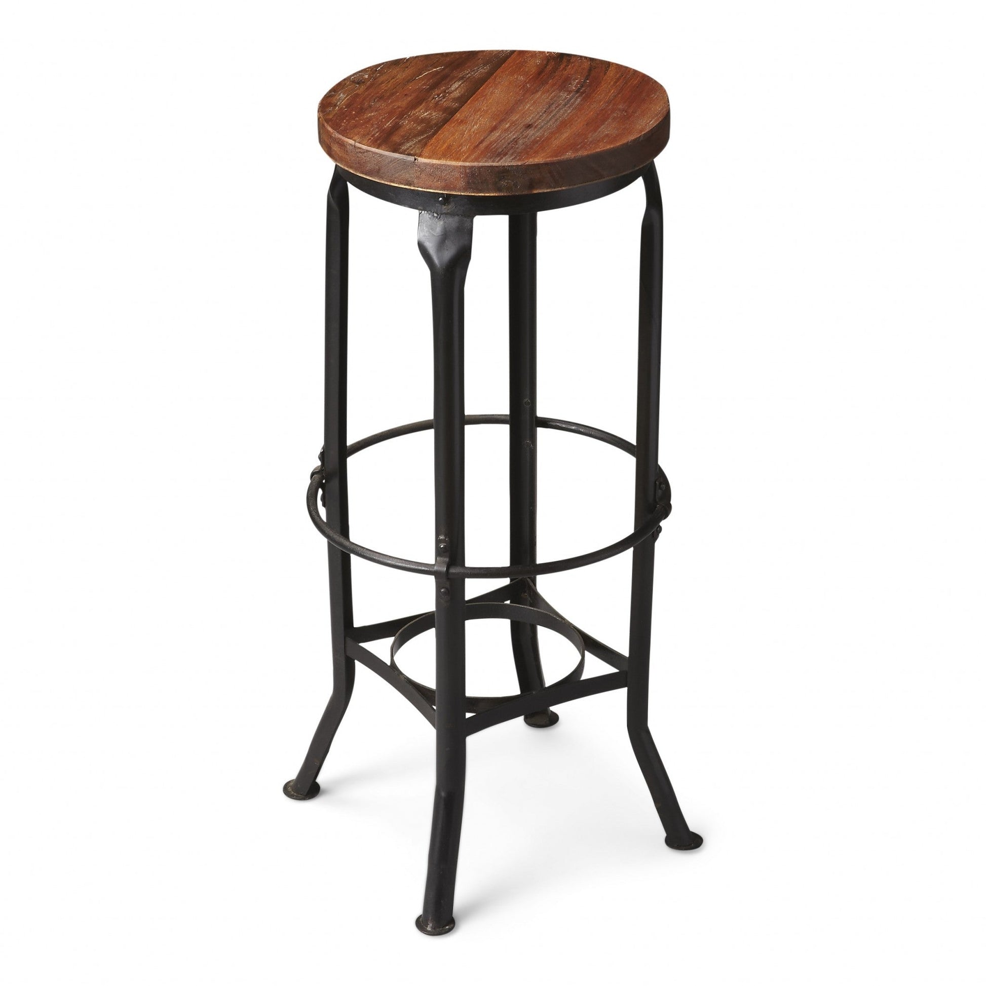 HomeRoots Modern Industrial Kitchen Bar Stool