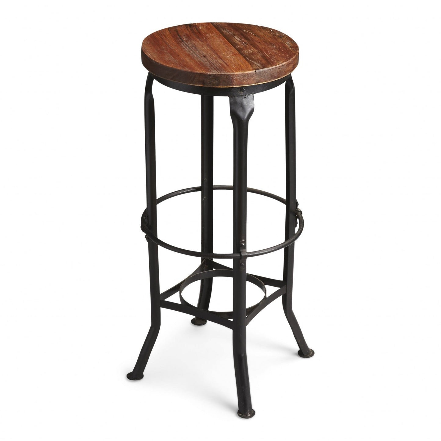 HomeRoots Modern Industrial Kitchen Bar Stool