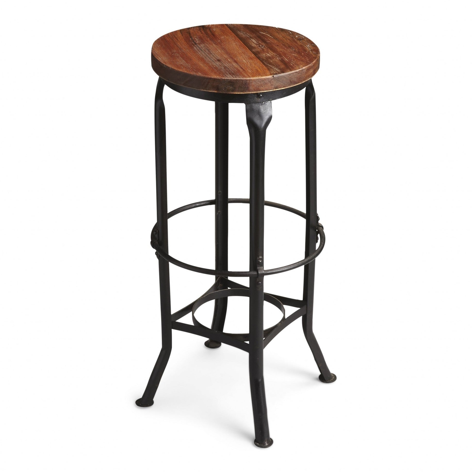 HomeRoots Modern Industrial Kitchen Bar Stool