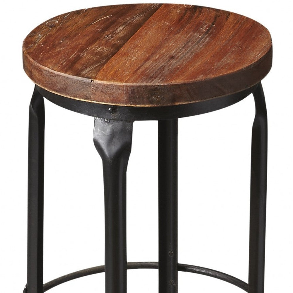 HomeRoots Modern Industrial Kitchen Bar Stool