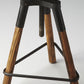HomeRoots Modern Industrial Revolving Bar Stool