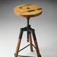HomeRoots Modern Industrial Revolving Bar Stool