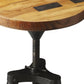 HomeRoots Modern Industrial Revolving Bar Stool