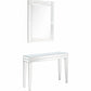 HomeRoots Modern Mirrored Console Table and Mirror Set