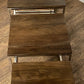 HomeRoots Modern Rustic Nesting Accent Tables in Set of 4