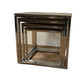 HomeRoots Modern Rustic Nesting Accent Tables in Set of 4