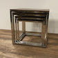 HomeRoots Modern Rustic Nesting Accent Tables in Set of 4