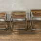 HomeRoots Modern Rustic Nesting Tables in Set of 3