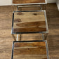 HomeRoots Modern Rustic Nesting Tables in Set of 3