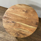 HomeRoots Modern Rustic Side or End Table With Antiqued Silver Finish