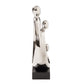 HomeRoots Modern Silver and Black Family Trio Sculpture