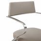 HomeRoots Modern Taupe Faux Leather Adjustable Barstool with Arms