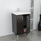 HomeRoots Modern Vanity and Sink in Espresso Finish