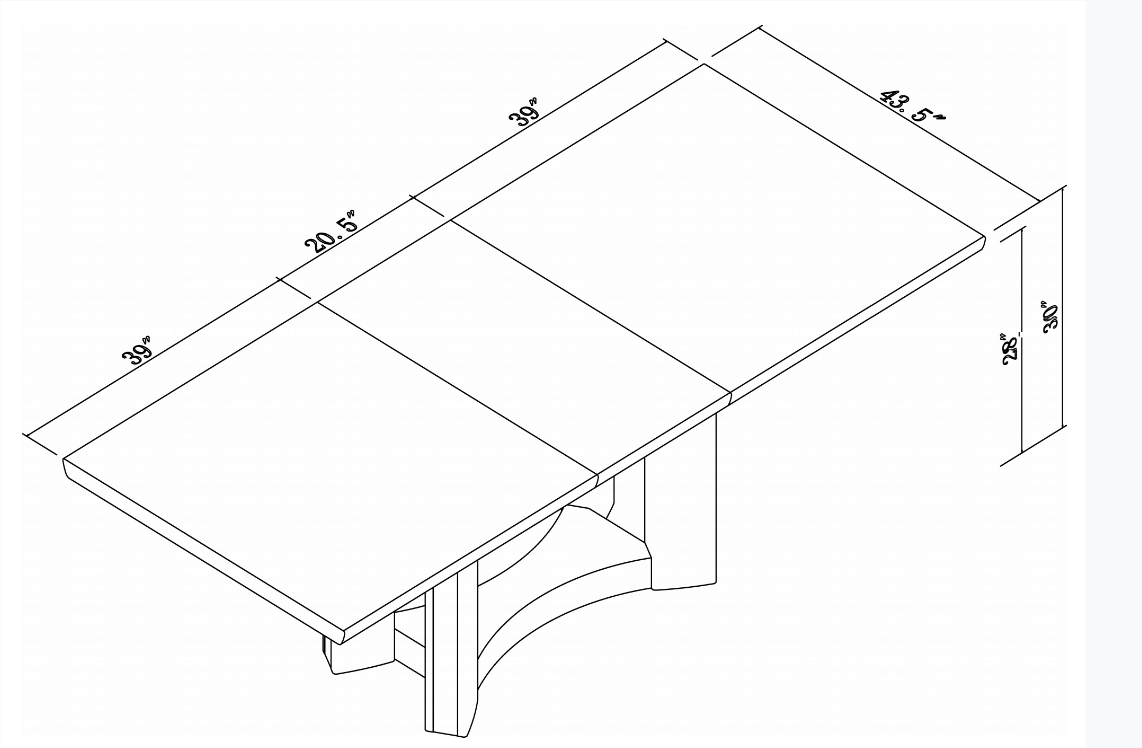 HomeRoots Modern White High Gloss Finish Dining Table
