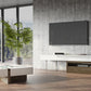HomeRoots Modern White and Walnut Square Coffee Table with Storage