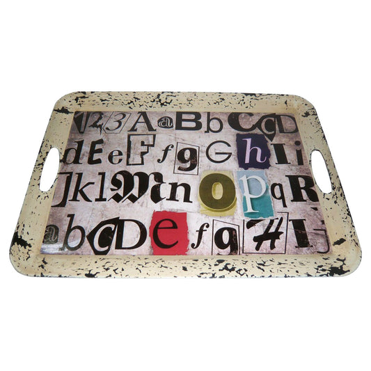 HomeRoots Multi Color Metal Inspiration Tray