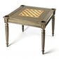 HomeRoots Multi Game Table in Silver Satin Finish